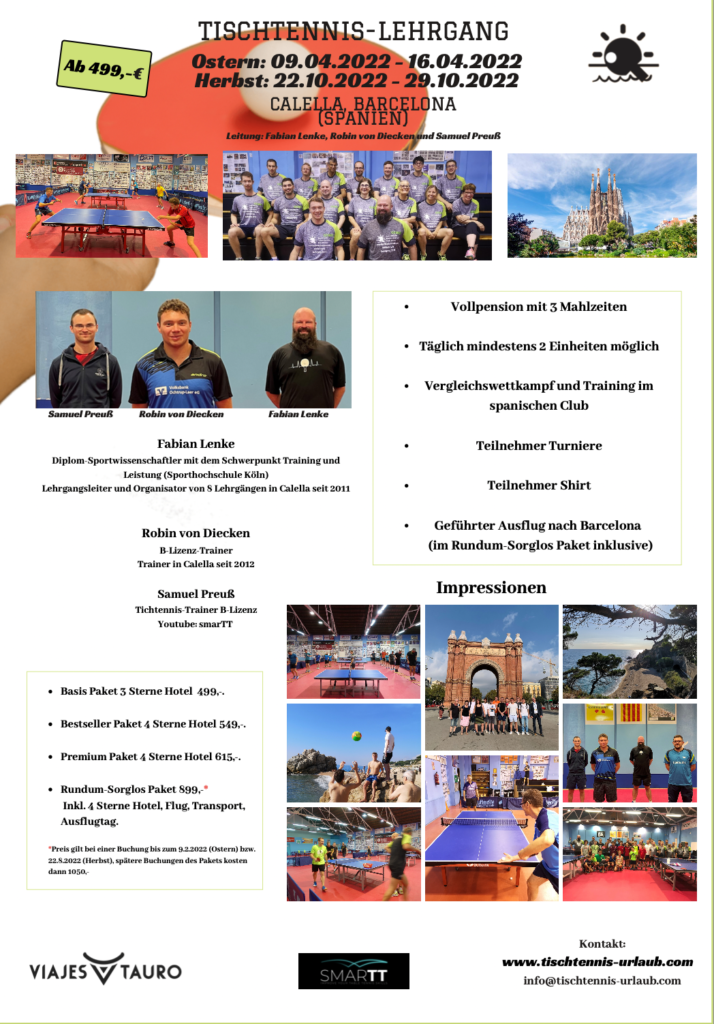 Tischtennis-Urlaub-Lehrgang-Spanien-2022