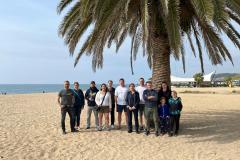 Gruppenfoto-Palme-TT-Urlaub-Calella-Ostern-2025