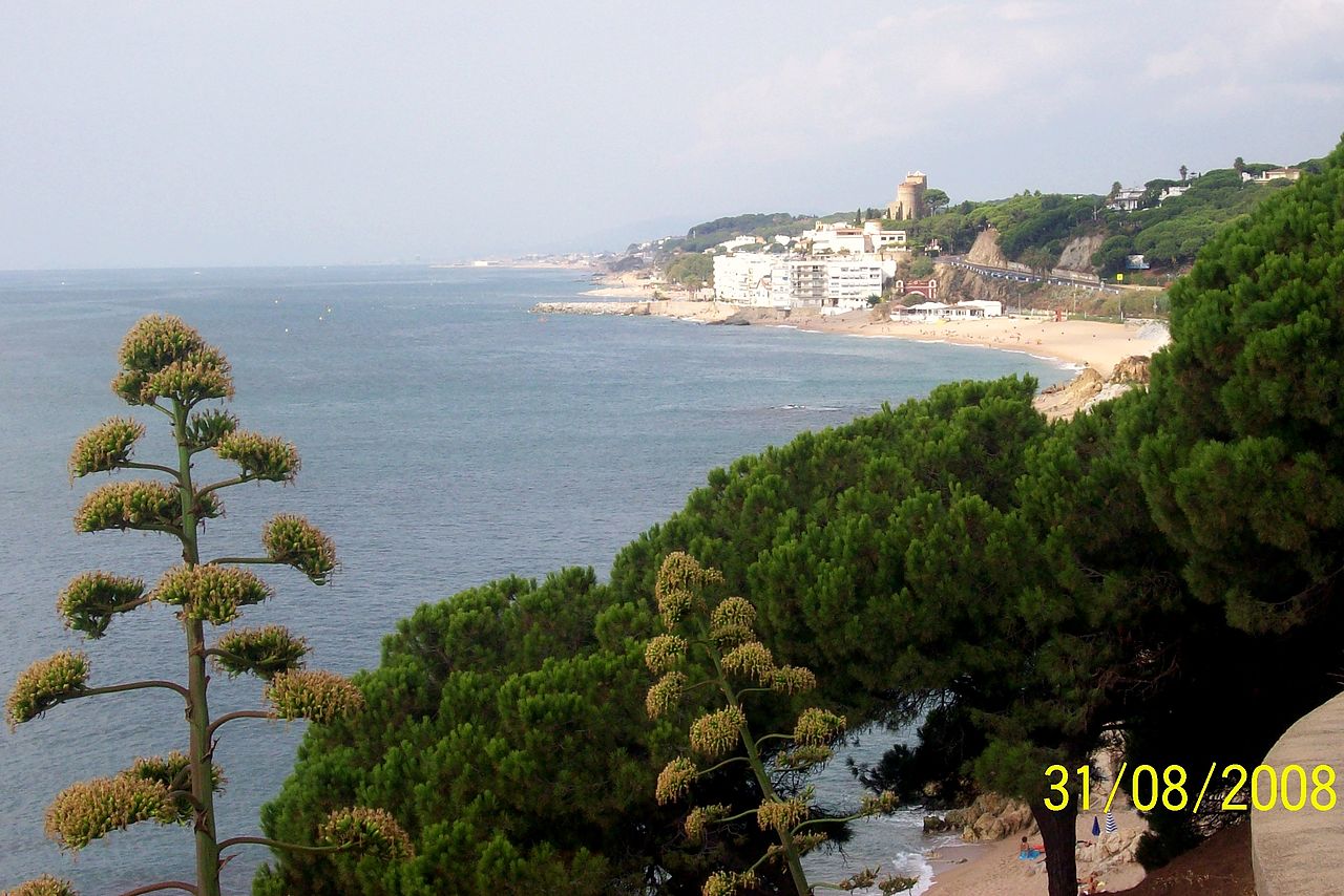 Calella Strand Panorama 2