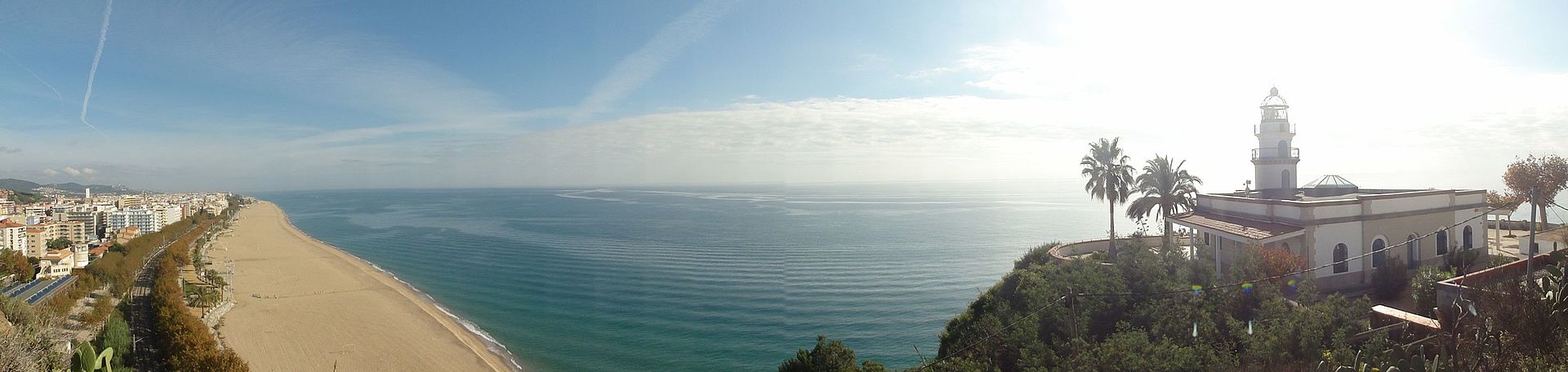 Tischtennis Urlaub Calella Strand Panorama